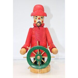 Wooden Nutcracker/Smoker - Ships Captain Incense Smoker